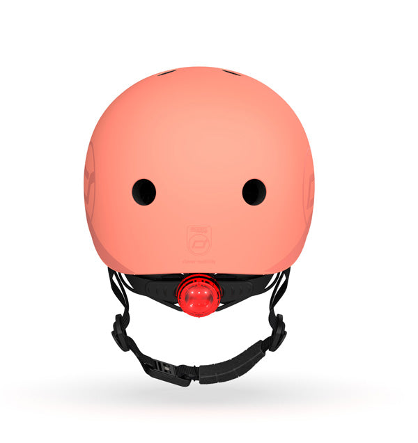 Bērnu ķivere oranža, Helmet Peach, Scoot and Ride, S-M