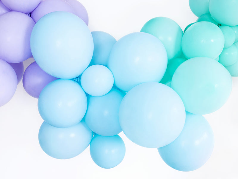 Hēlija balons - Pastel Light Blue Balloon, 30cm, Hēlija baloni Liepājā, SB14P-001J