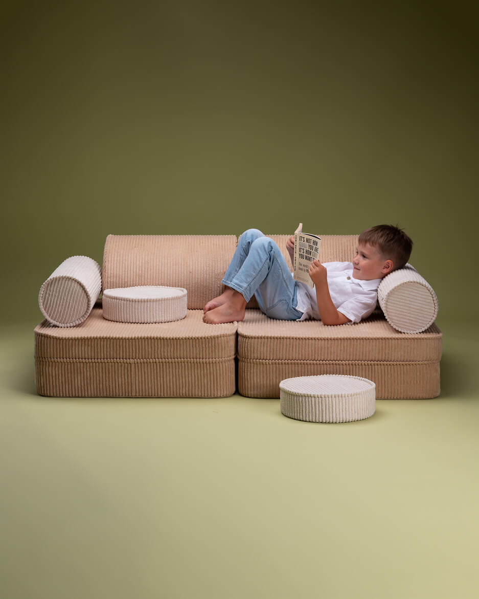 Modulinė vaikiška sofa „Brown Sugar Settee“, Wigiwama