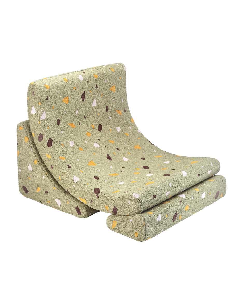 Atpūtas krēsls Terrazzo Moss Moon Chair, Wigiwama
