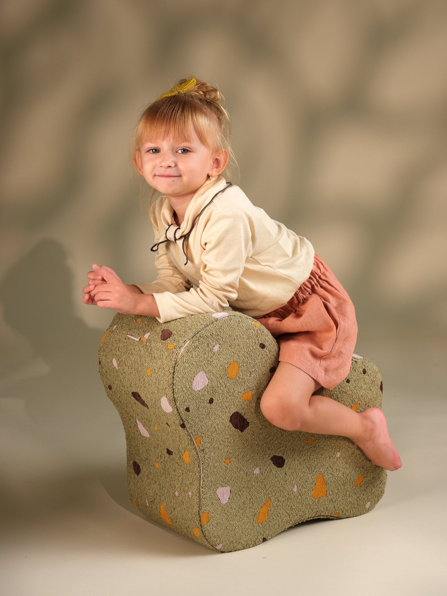 Pufs Terrazzo Moss Cloud Pouffe, Wigiwama
