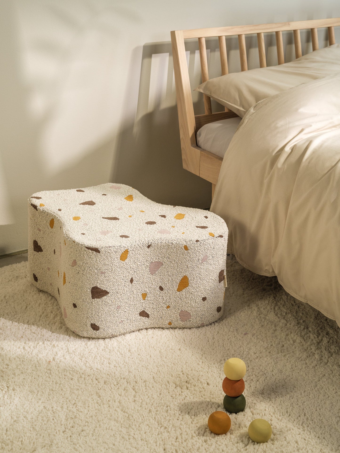 Puffe Terrazzo Marble Cloud Puffe, Wigiwama