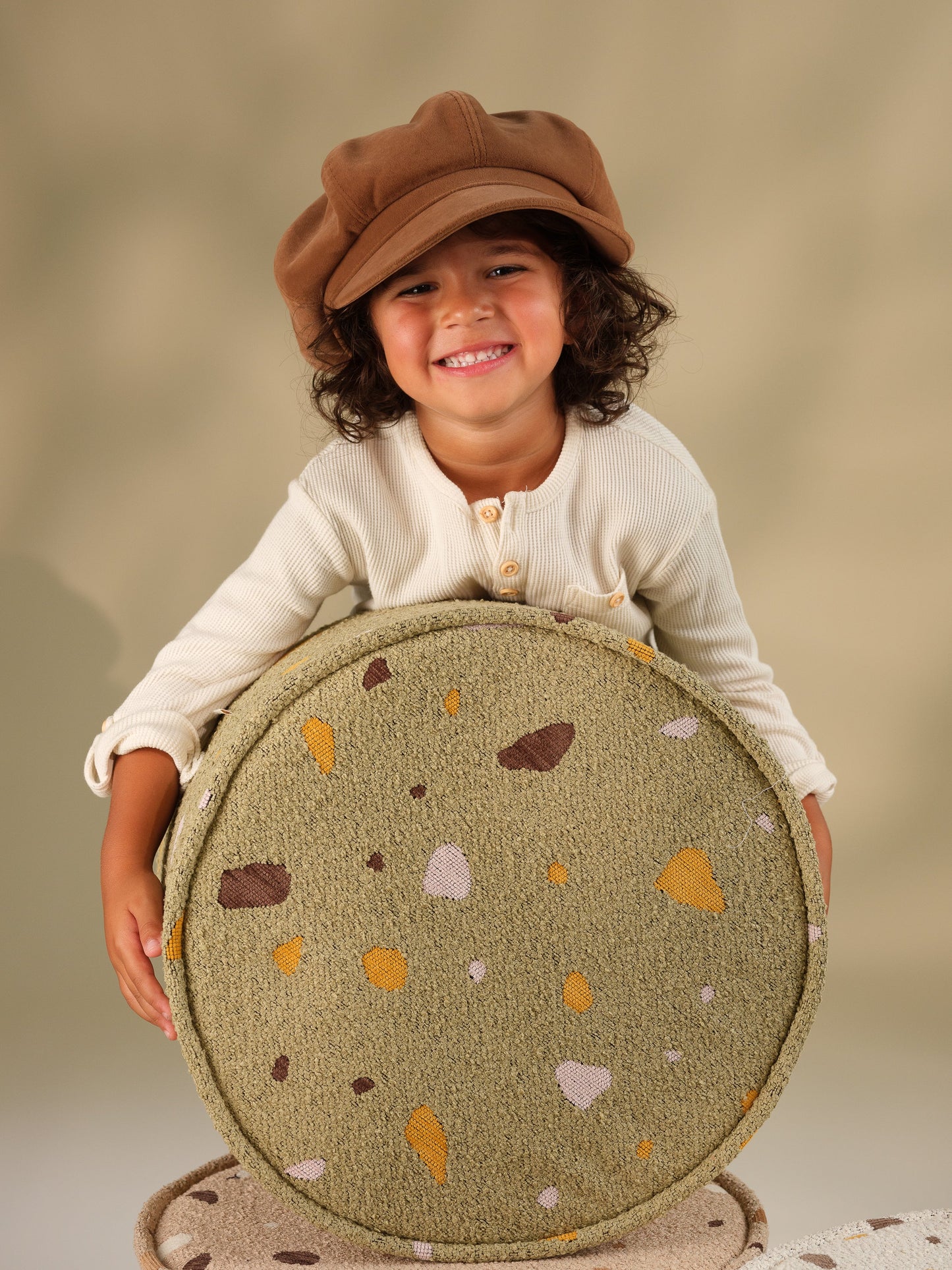 Pufs Terrazzo Moss Pouffe, Wigiwama