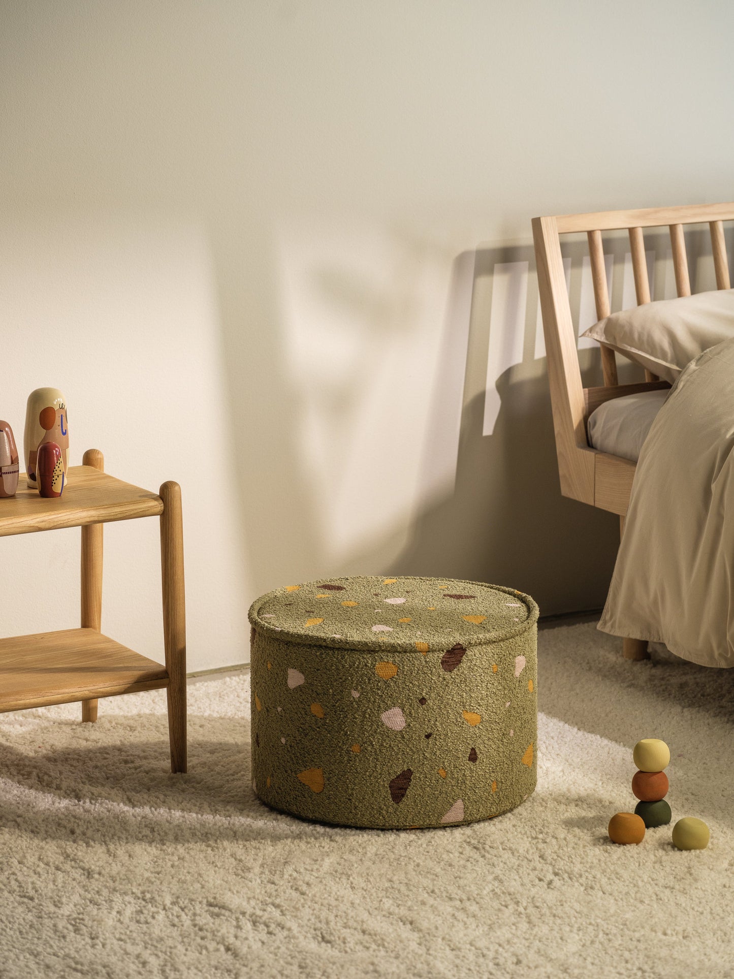 Pufs Terrazzo Moss Pouffe, Wigiwama