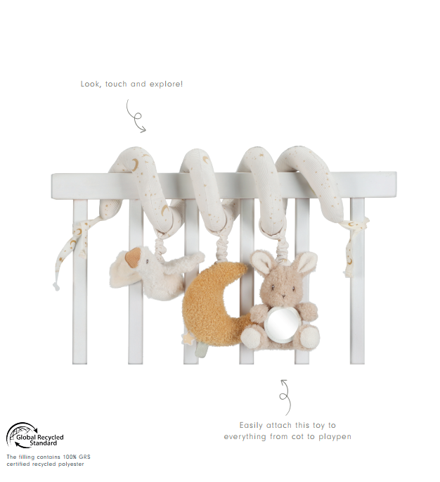 Mīkstā aktivitāšu spirāle gultiņai, Activity Spiral Newborn Naturals, Little Dutch, LD8412