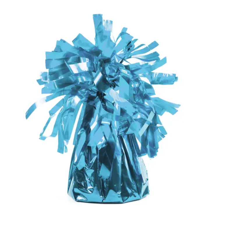 Atsvars hēlija baloniem, Foil Balloon Weight, sky-blue, zilā krāsā, CZ1-011, Hēlija baloni Liepājā