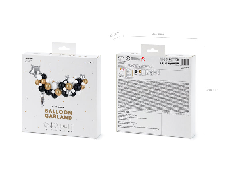 Balonu virtene Zvaigznes - Balloon garland Stars, GBN14