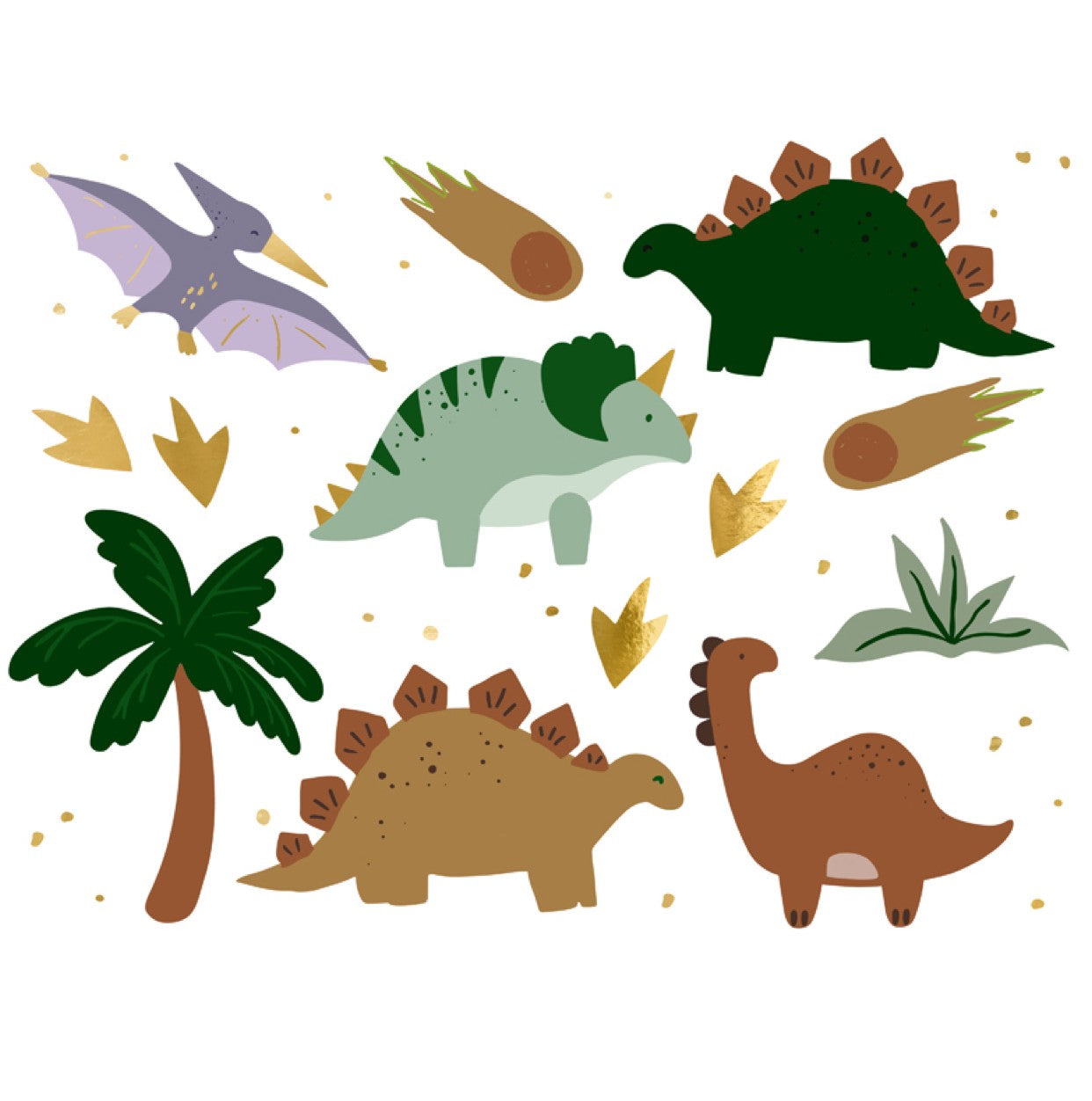 Bērnu tetovējumi - Dinozauri, Tattoos Dinosaurs, TAT17