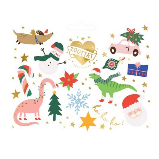 Bērnu tetovējumi - Ho, Ho, Ho, Kids Temporary Tattoos, TAT7