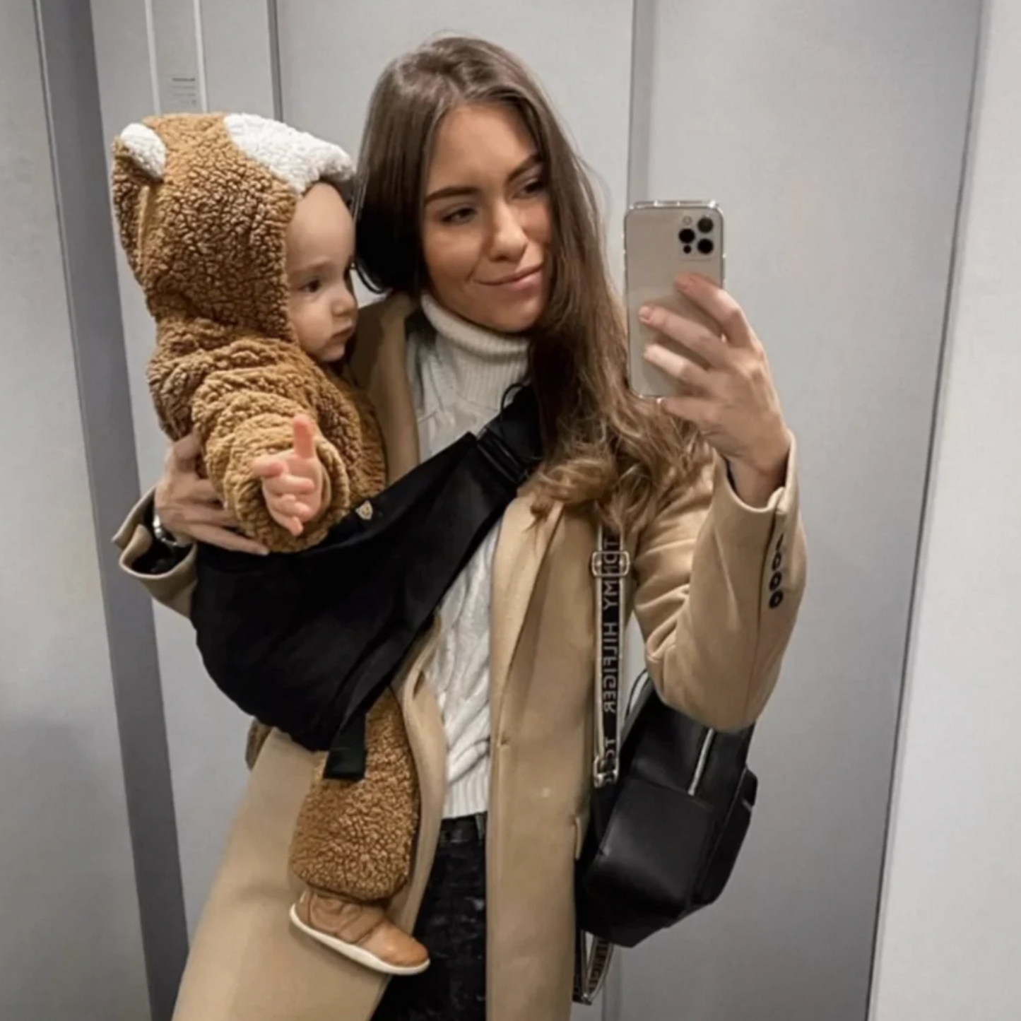 Bērna nešanas soma Wildride Toddler Carrier, Black