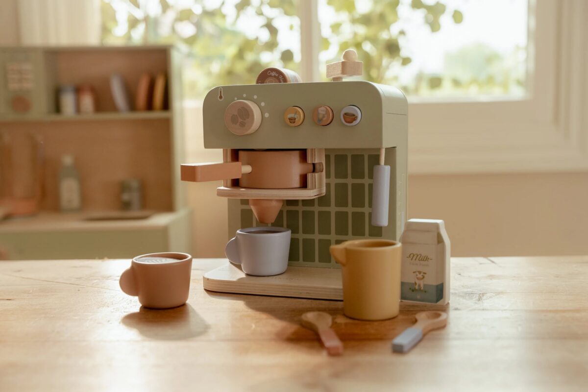 Koka kafijas aparāta komplekts, Coffee Machine Set, Little Dutch