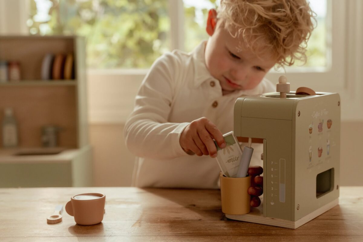 Koka kafijas aparāta komplekts, Coffee Machine Set, Little Dutch