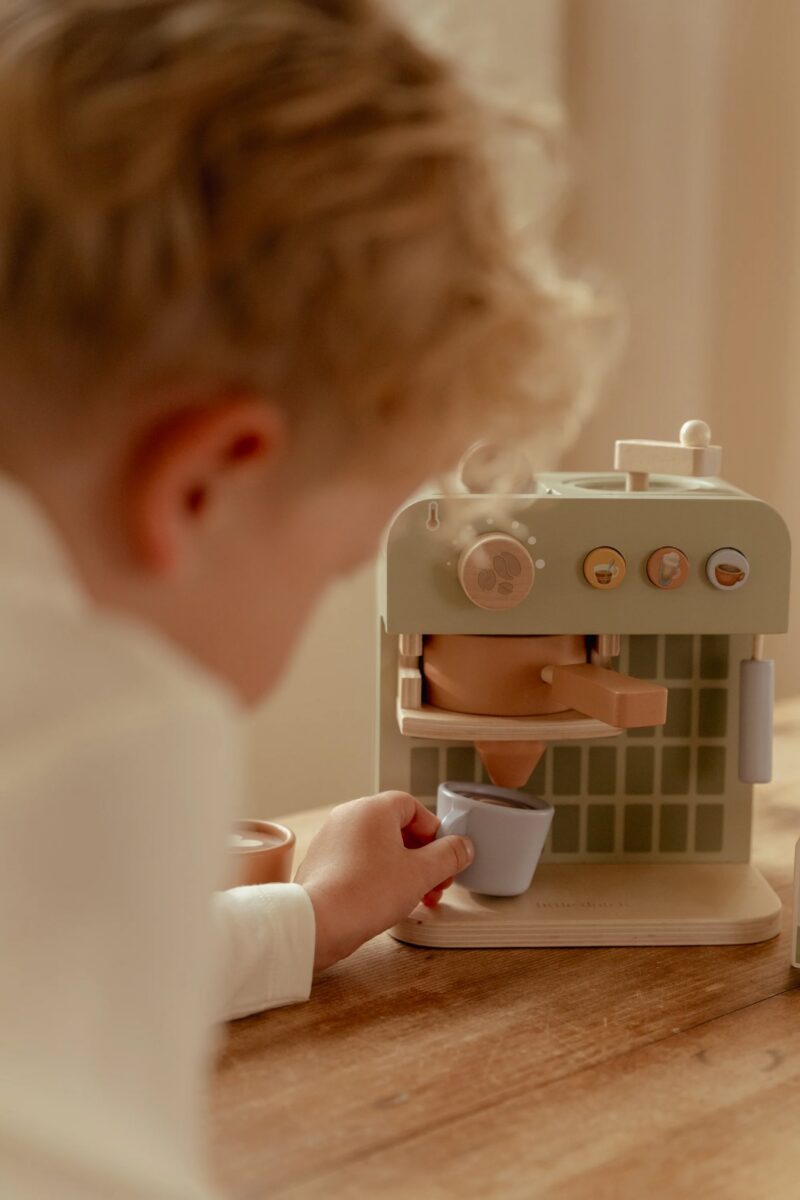 Koka kafijas aparāta komplekts, Coffee Machine Set, Little Dutch