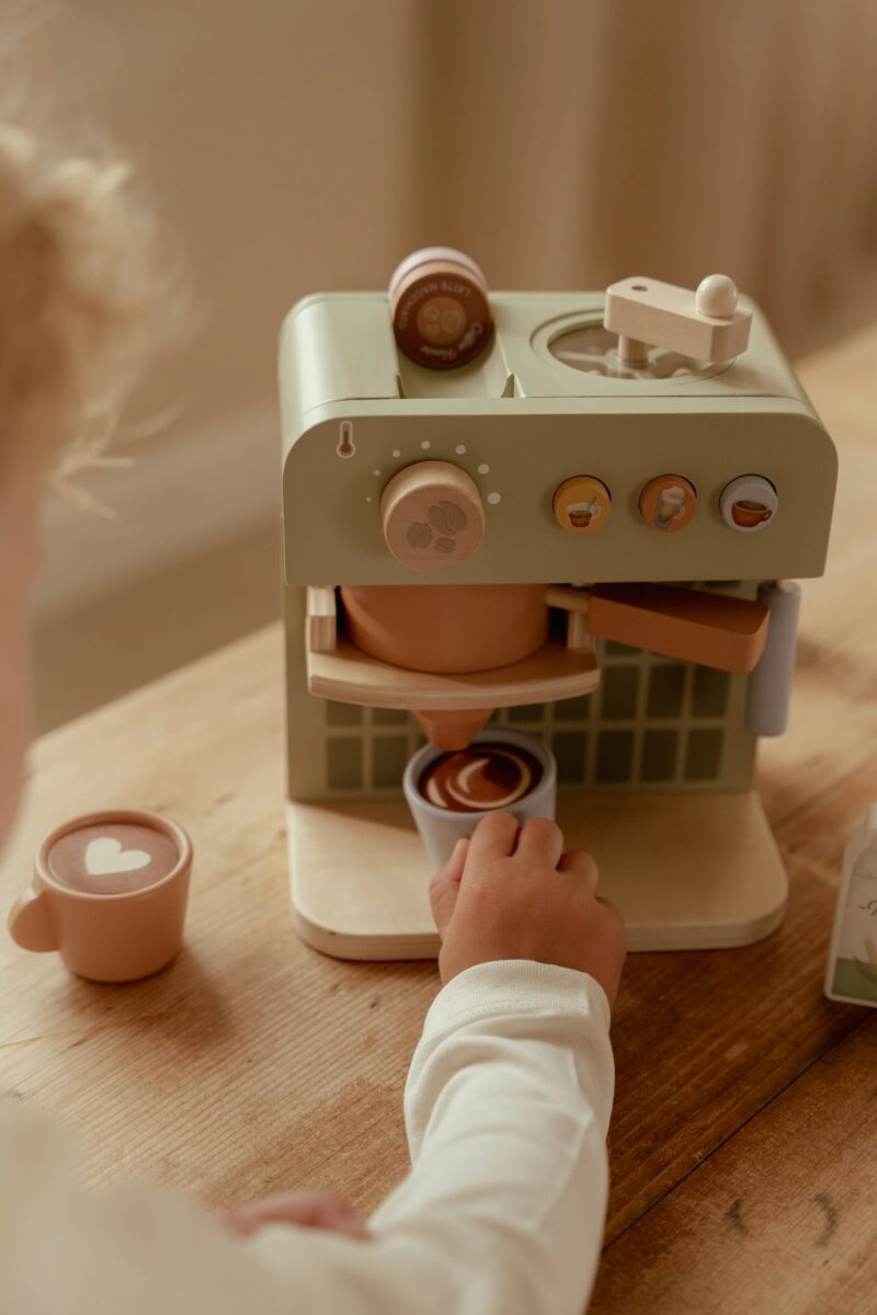 Koka kafijas aparāta komplekts, Coffee Machine Set, Little Dutch