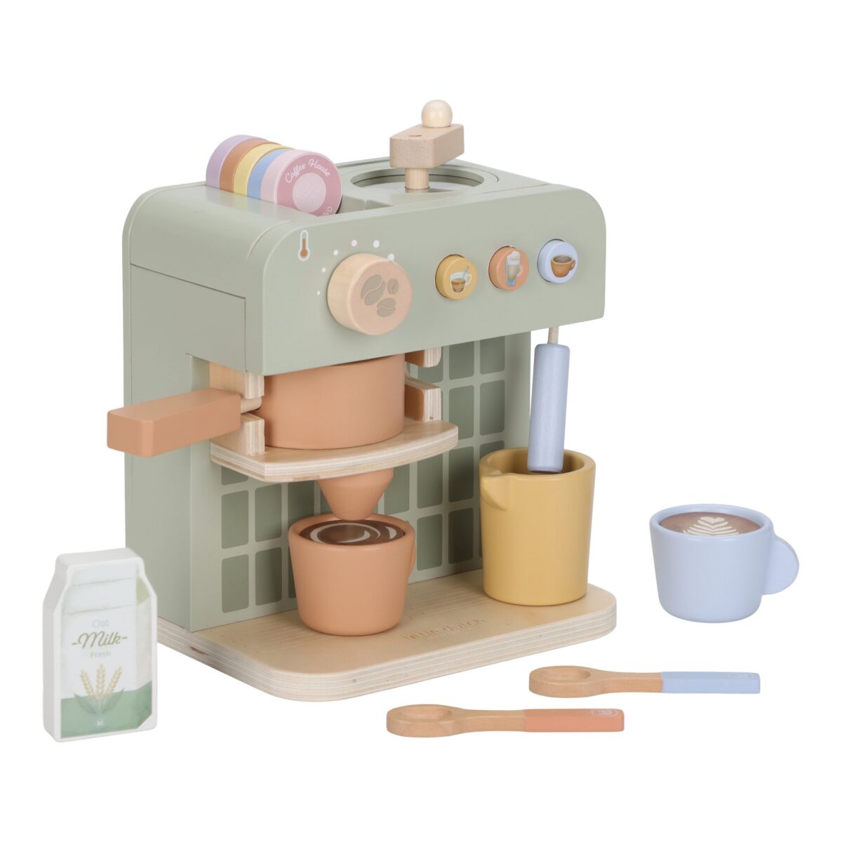 Koka kafijas aparāta komplekts, Coffee Machine Set, Little Dutch
