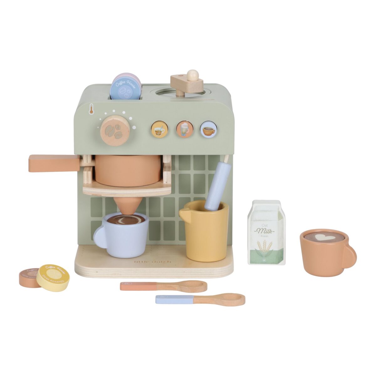 Koka kafijas aparāta komplekts, Coffee Machine Set, Little Dutch