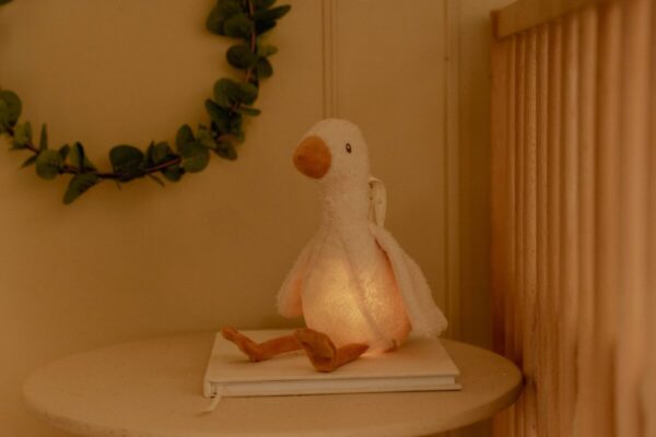 Miega rotaļlieta Cuddle Goose Light & Sound ar gaismu un skaņu, Little Dutch