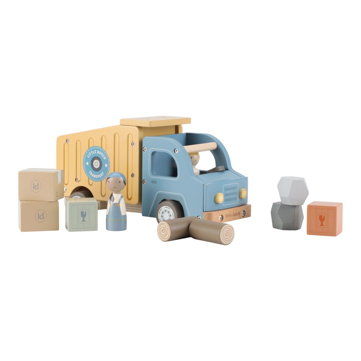 Koka auto Pašizgāzējs, Dump Truck, Little Dutch