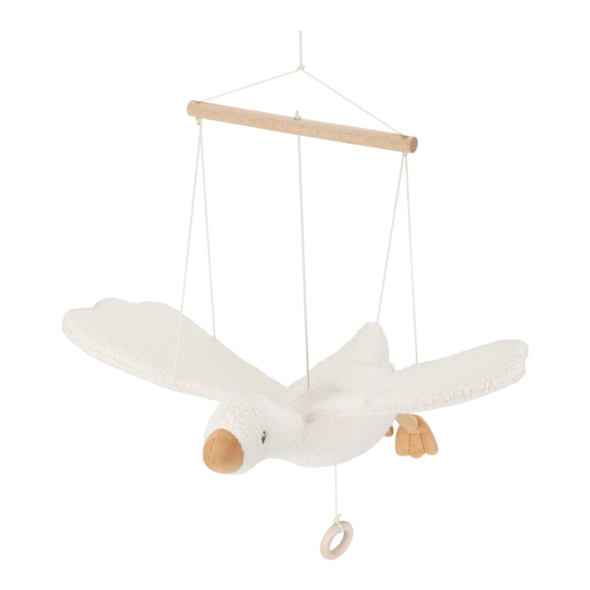Karināmā mūzikas rotaļlieta Flying Little Goose - Newborn naturals, Little Dutch