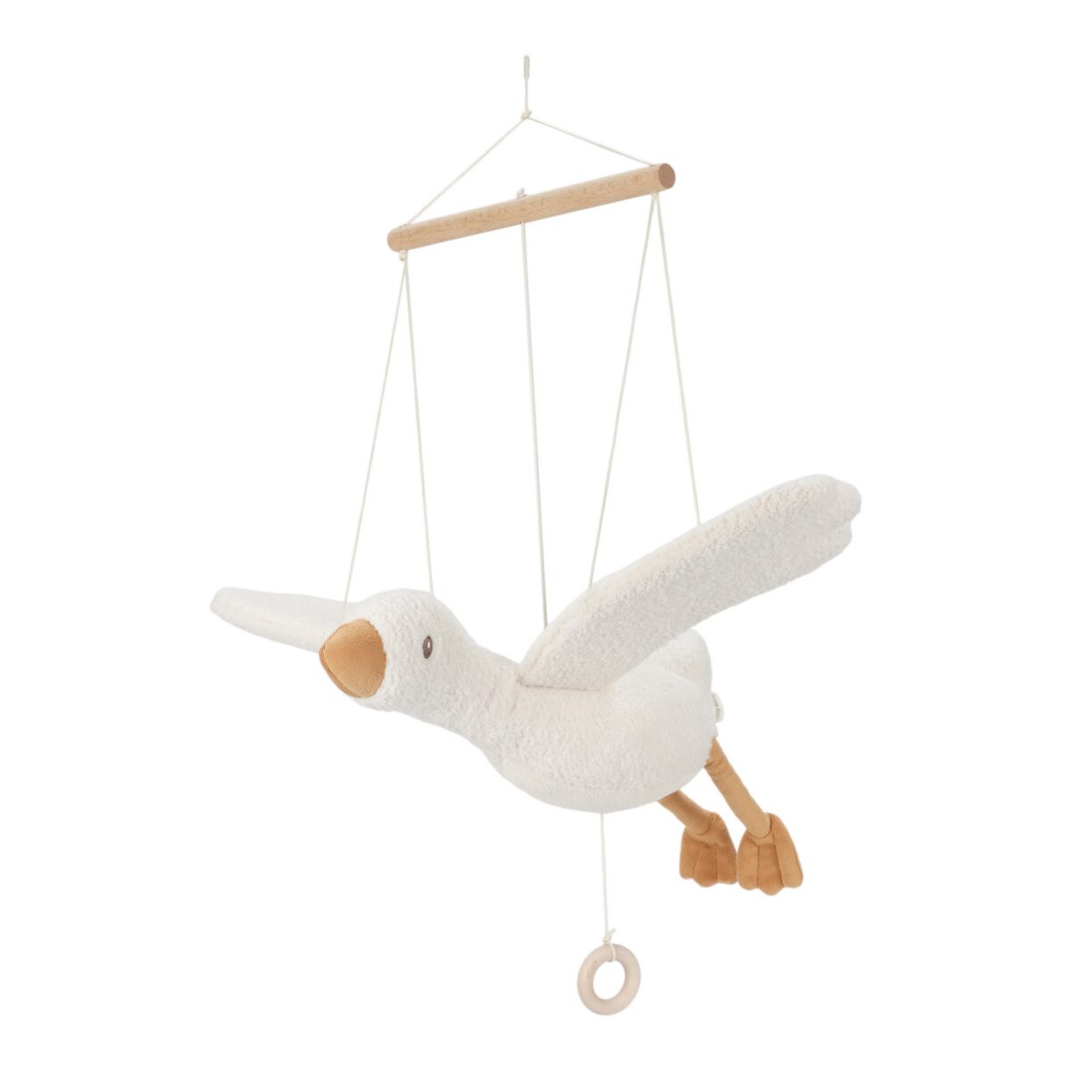 Karināmā mūzikas rotaļlieta Flying Little Goose - Newborn naturals, Little Dutch