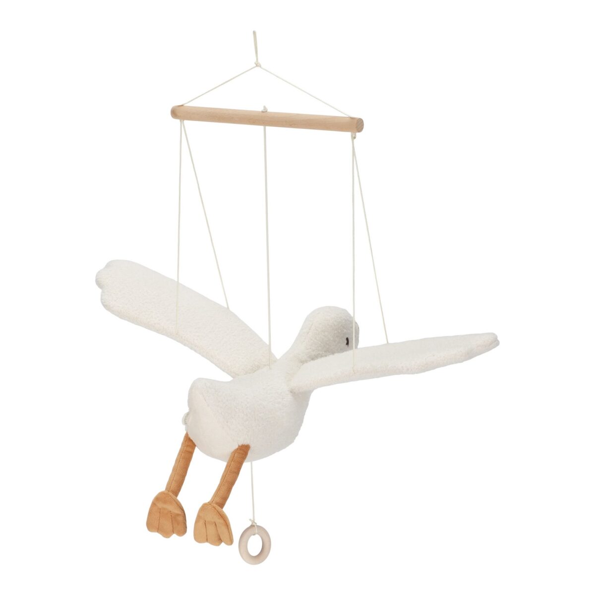 Karināmā mūzikas rotaļlieta Flying Little Goose - Newborn naturals, Little Dutch