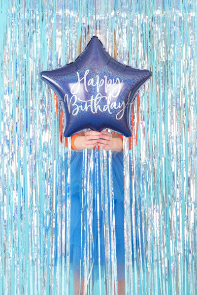Folija balons Happy Birthday - pildāms ar hēliju, 40cm, FB93-074