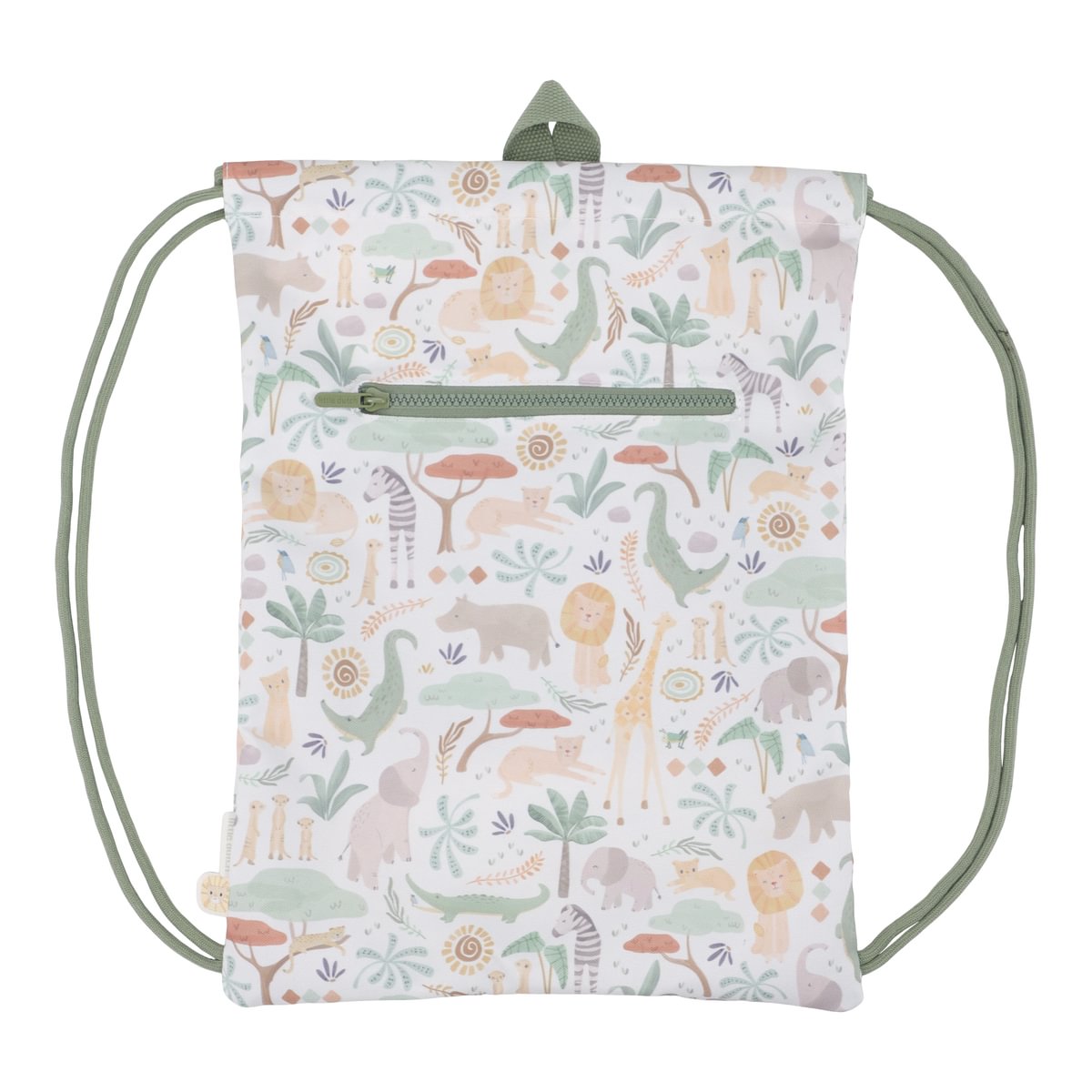 Bērnu sporta mugursoma, Gym Bag Safari Friends, Little Dutch, ld4923