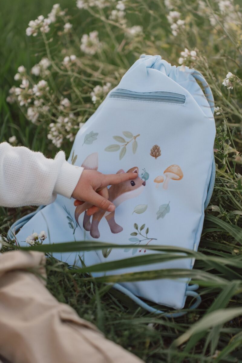Bērnu sporta mugursoma, Gym Bag Forest Friends, Little Dutch, LD4915