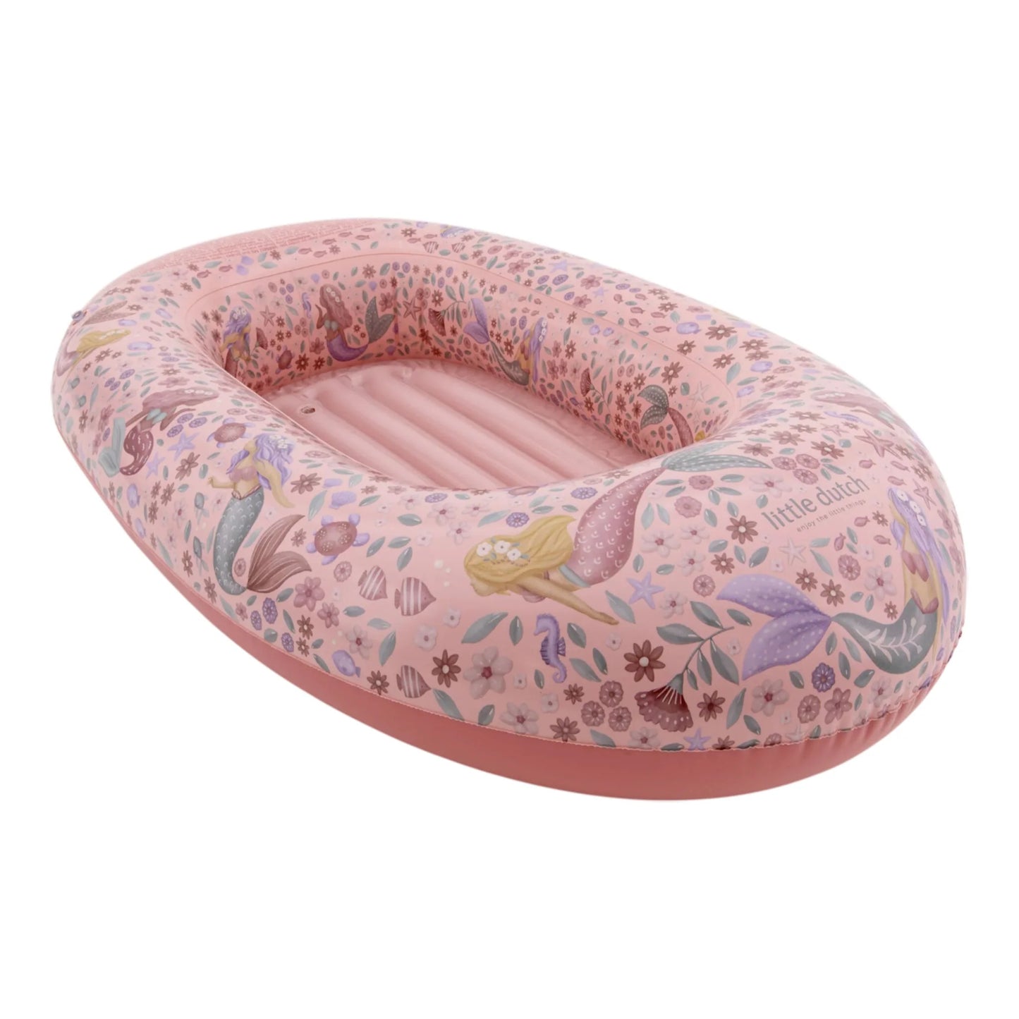 Piepūšamā laiva Dreamy Mermaid Pink, Inflatable Boat, Little Dutch, LD2016381
