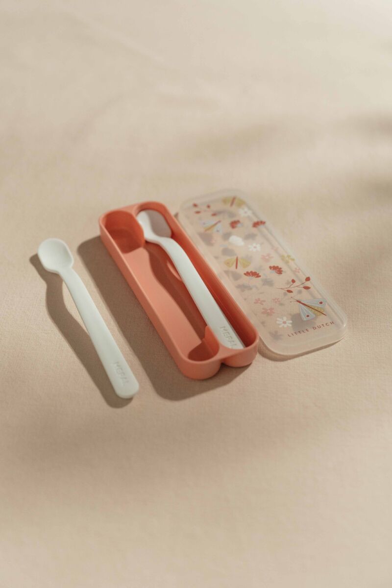 Bērnu barošanas karotītes, Feeding Spoons, 2gab, Little Dutch