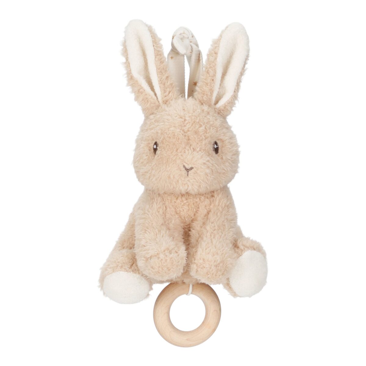 Muzikālā rotaļlieta Zaķītis Newborn Naturals, Music Box Baby Bunny, Little Dutch