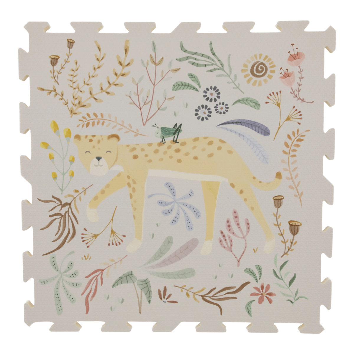Rotaļu puzles paklājs XL Puzzle Playmat, Safari Friends, Little Dutch, 120x180cm, LD2017501
