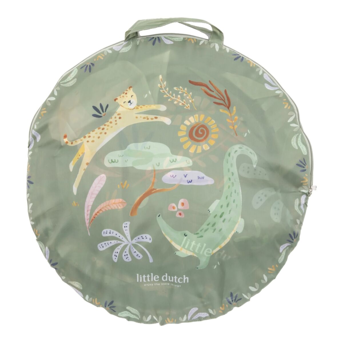 Rotaļu telts ar tuneli Safari Friends, Play Tent with Play Tunnel, Little Dutch, LD2017499