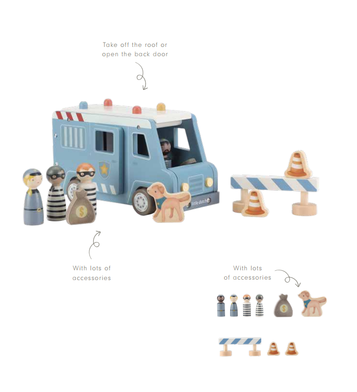 Koka Policijas busiņš, Police Van, Little Dutch