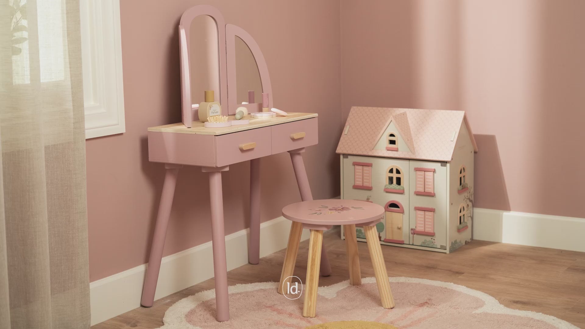 Bērnu kosmētikas galds Dressing Table XL, Little Dutch, ld2513