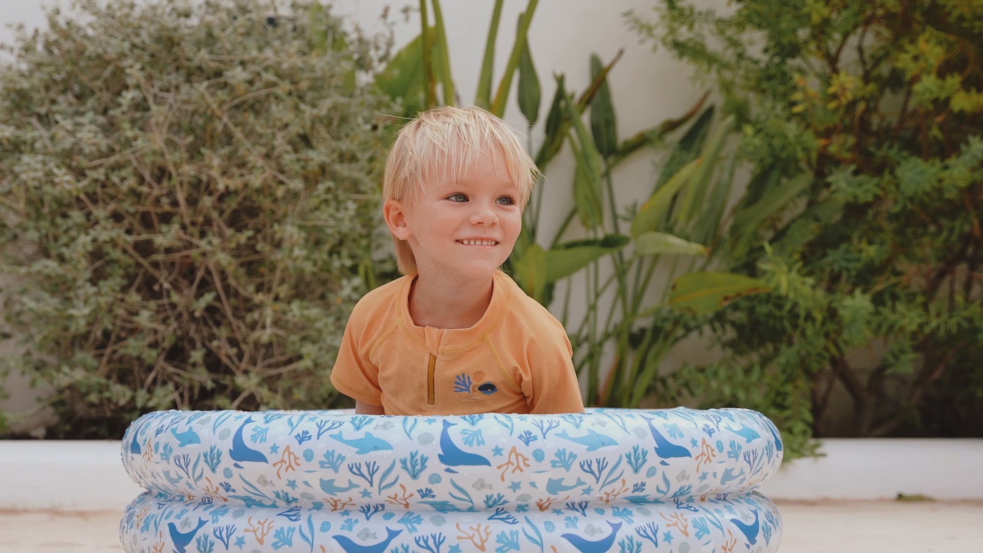 Video - Piepūšamais bērnu baseins Ocean Dreams Blue, Pool 80cm Little Dutch, LD2012388