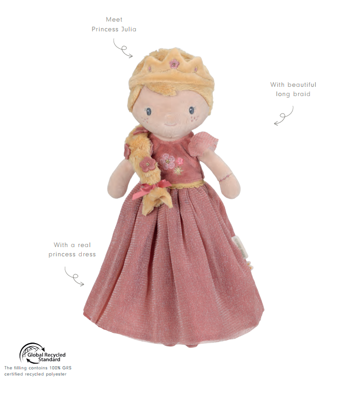Princese Julia, Doll Princess Julia 35cm, Little Dutch, LD4671