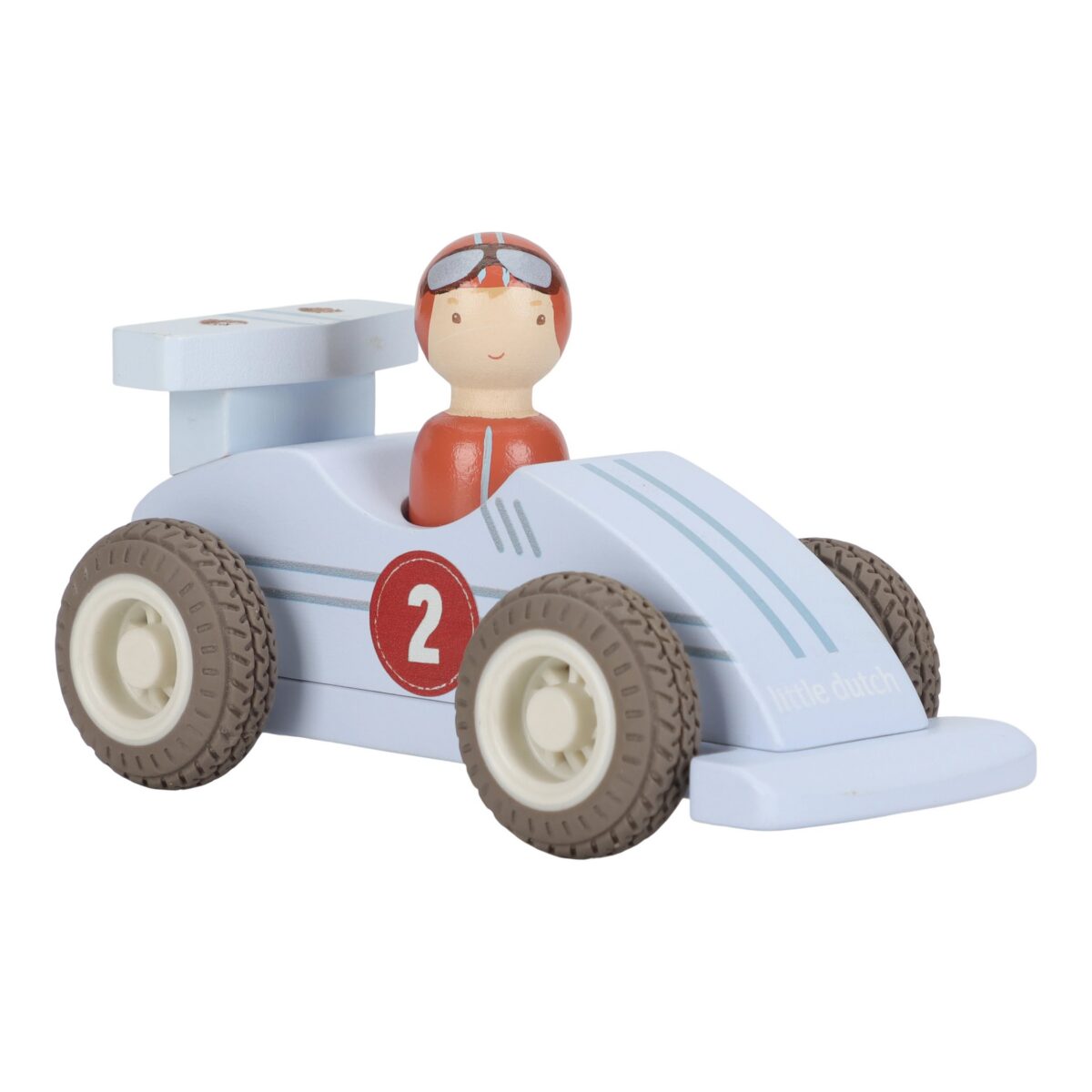 Koka sacīkšu mašīnas, Pullback Race Cars, 2gab. Little Dutch