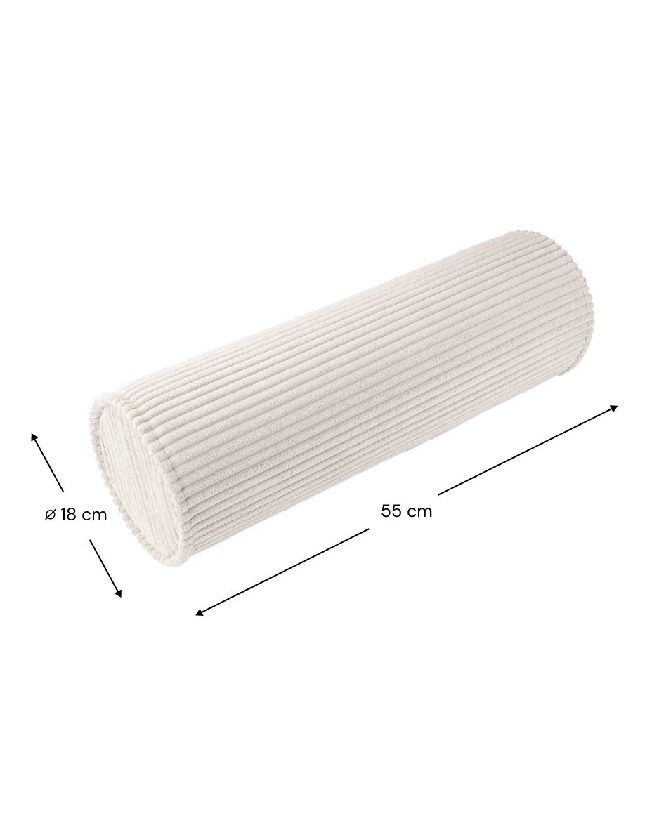Spilvens - Rullītis Blueberry Blue Roll Cushion, WigiwamaMarshmallow Roll Cushion, Wigiwama