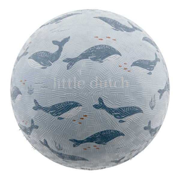 Atsperīga gumijas bumba Ocean World Blue, Rubber Ball, Little Dutch, LD2016158