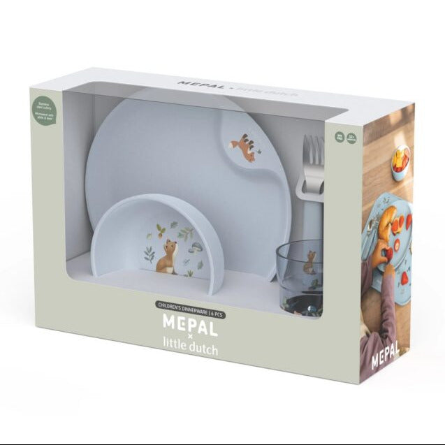 Bērnu trauku komplekts Forest Friends, Children dinnerware, 6 vienības, Little Dutch, LDLD108041065408