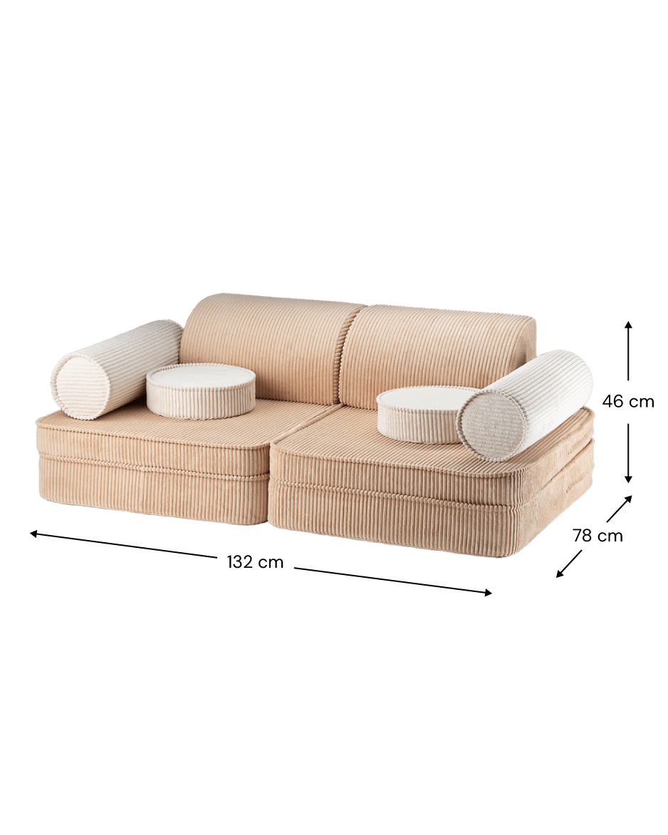 Modulinė vaikiška sofa „Brown Sugar Settee“, Wigiwama