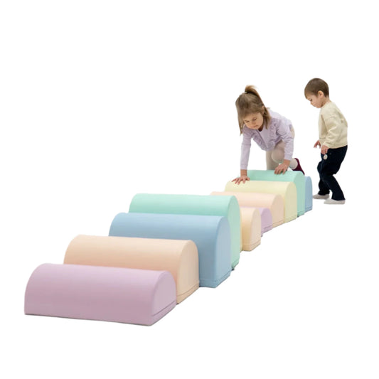 Mīkstie kluči Activity Blocks Soft Play, IGLU - Light Pastel
