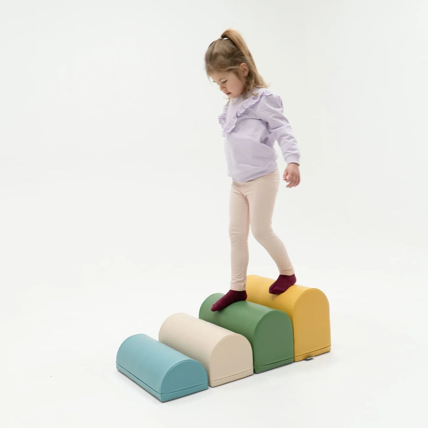 Mīkstie kluči Activity Blocks Soft Play, IGLU - Pastel turquoise