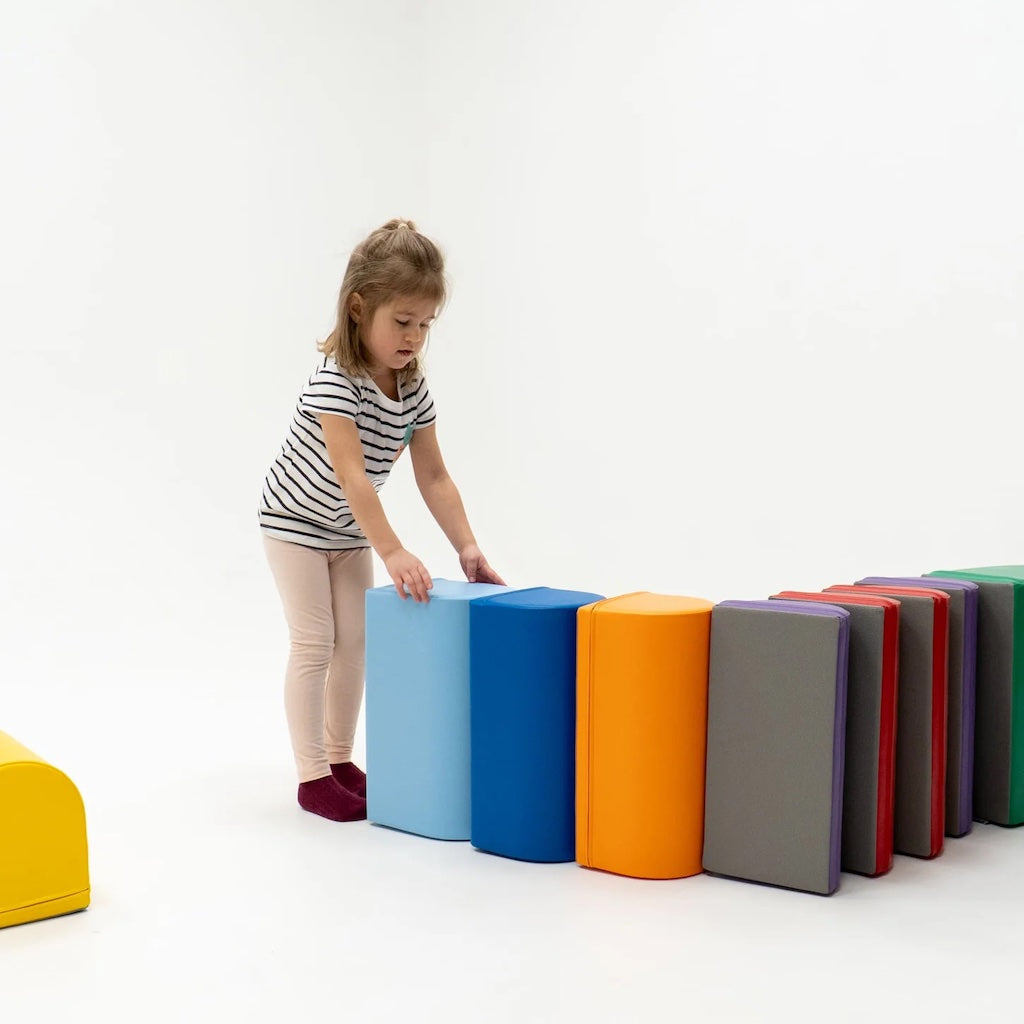 Mīkstie kluči Activity Blocks Soft Play, IGLU - Rainbow, daudzkrāsains