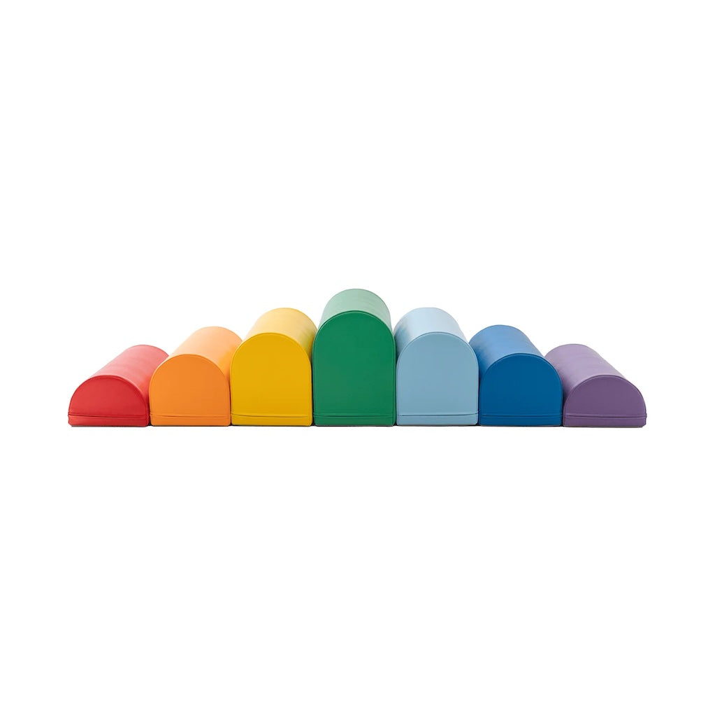 Mīkstie kluči Activity Blocks Soft Play, IGLU - Rainbow, daudzkrāsains