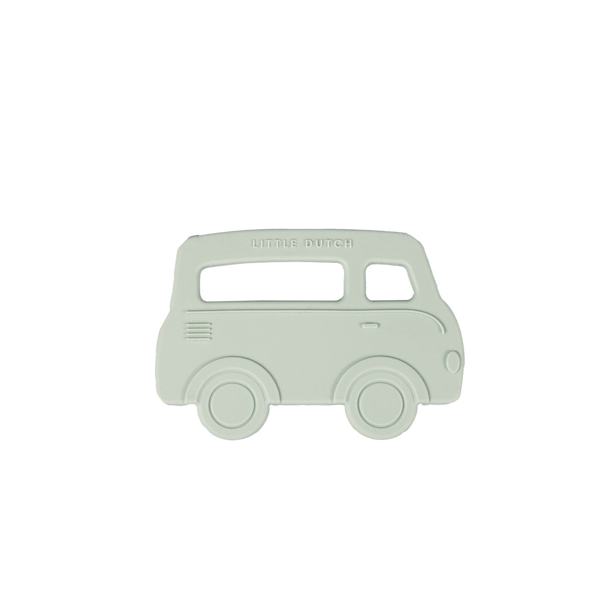 Silikona graužammanta Busiņš, Teething Toy Van, zaļš, Little Dutch