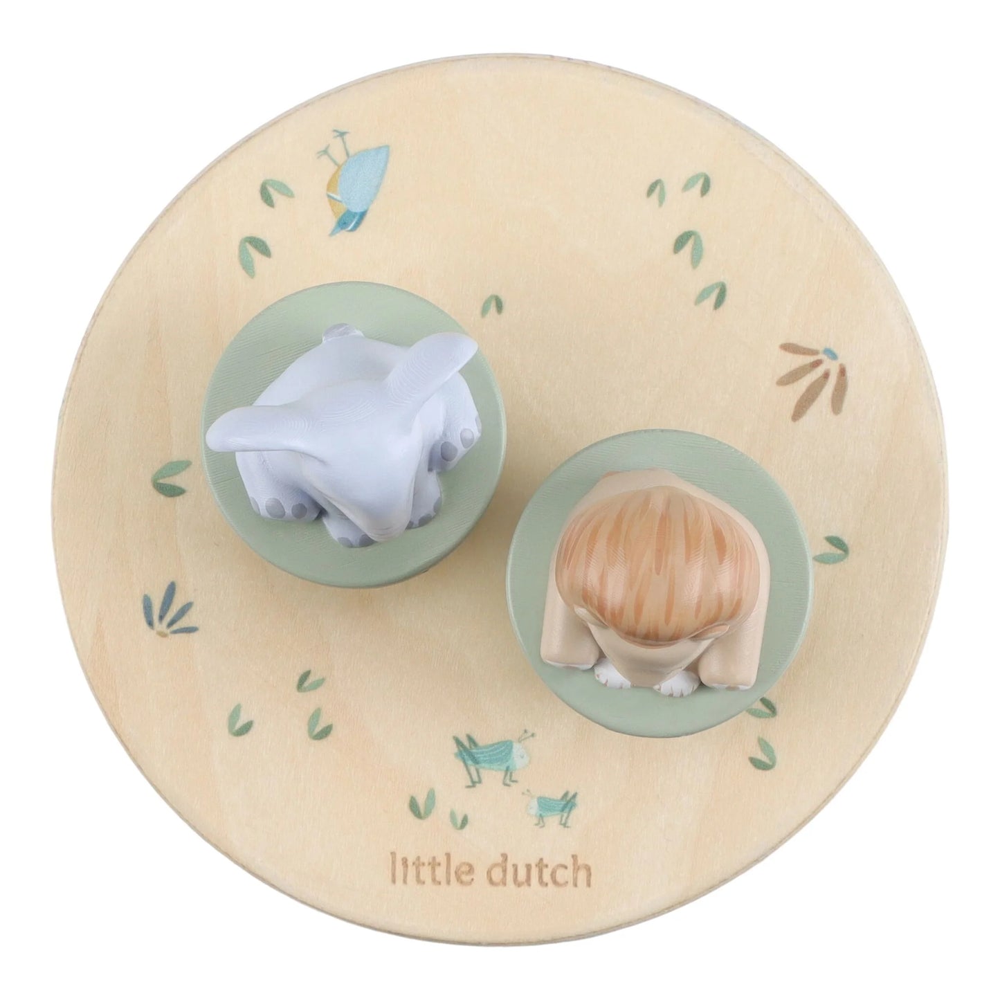 Uzgriežamā mūzikas kastīte Safari Friends Music Box, Little Dutch, LD7489