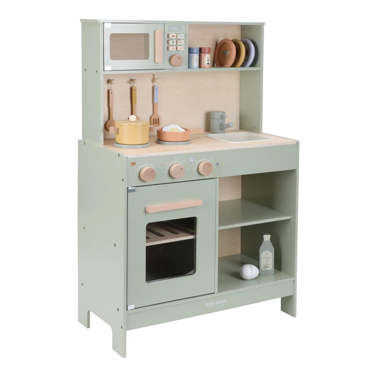 Bērnu rotaļu koka virtuve Wooden Play Kitchen Mint, Little Dutch
