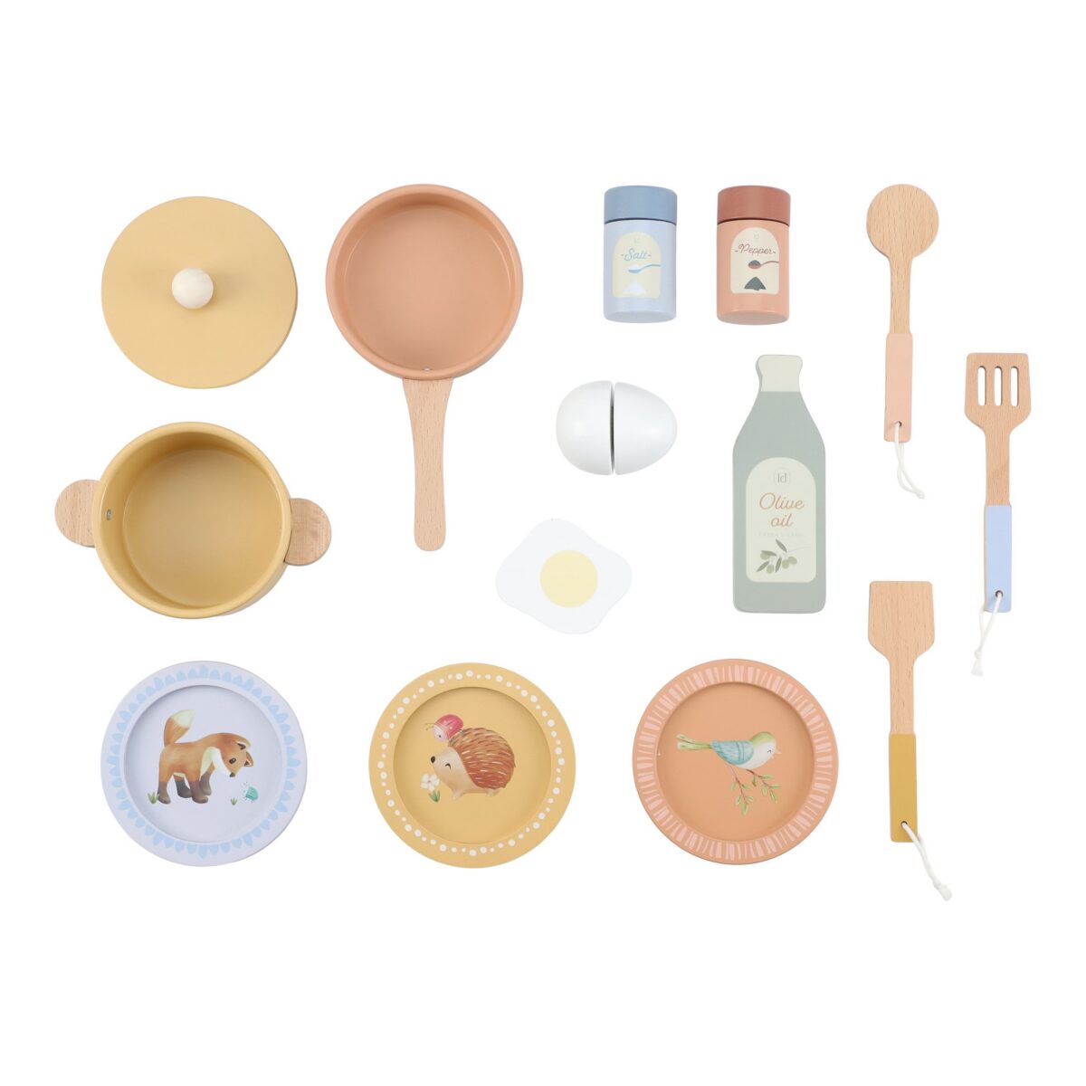 Bērnu rotaļu koka virtuve Wooden Play Kitchen Mint, Little Dutch
